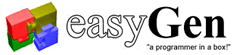 easyGen is the next generation of web creation software. Creates websites in PHP and MySQL and will connect to any database, no programming or database skills or knowledge required
